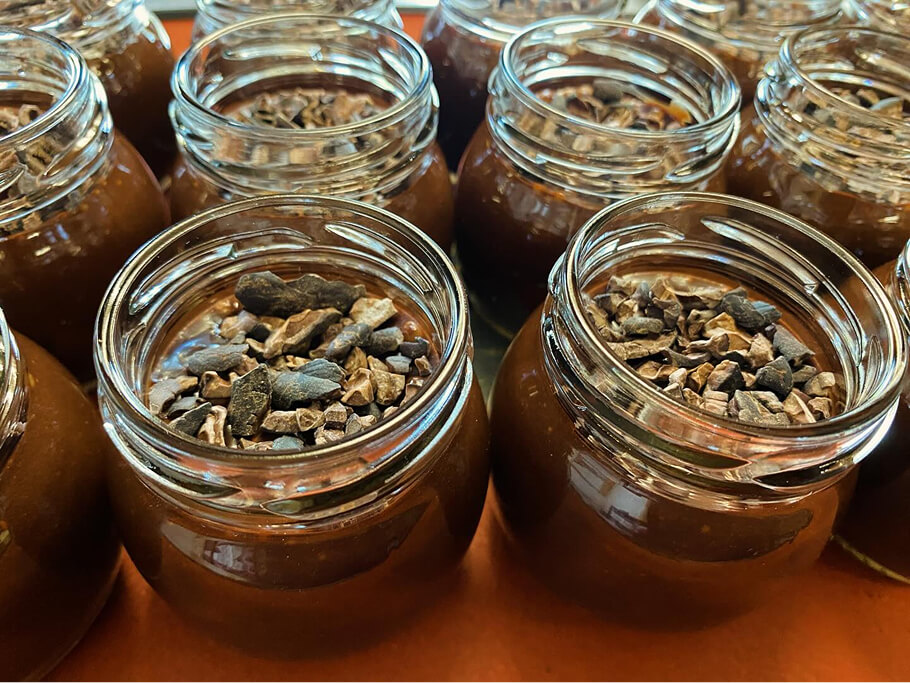 自家製チョコムース